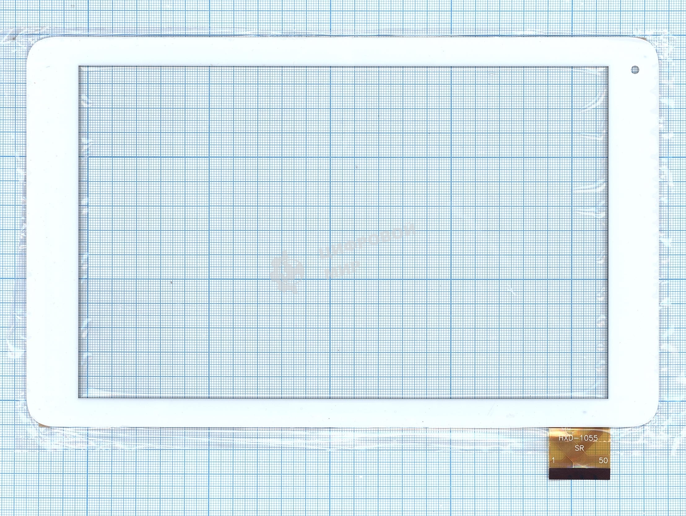 Сенсорное стекло (тачскрин) HXD-1055, белое