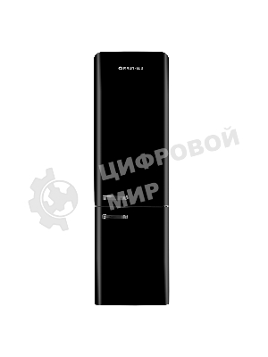 Холодильник Maunfeld MFF186NFRB черный двухкамерный 181/71л морозилка снизу, No Frost