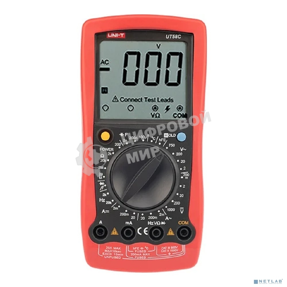 Универсальный мультиметр UT 58C 13-1023 UNI-T