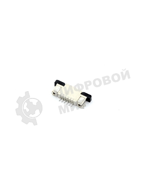Разъем FPC Half Coverage Top Contact 0.8K-BS-6PWB 6 pin высота 2мм шаг 0,8мм