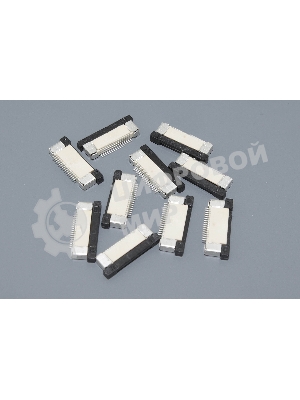 Разъем FPC Half Coverage Bottom Contact 0.5K-BX-16PWB 16 pin высота 2мм шаг 0,5мм 10 шт