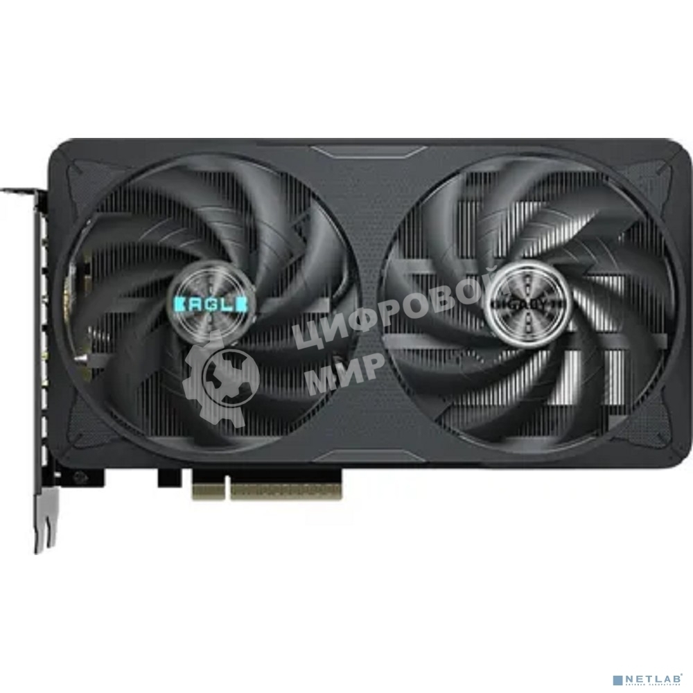Видеокарта Gigabyte GeForce RTX 5060 Ti Eagle OC, NVIDIA RTX 5060 Ti, 8 ГБ GDDR7, 128 бит, PCI-e 5.0, 1xHDMI, 3xDP, 2617 МГц