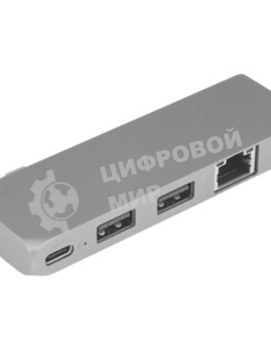 Док-станция Satechi ST-UCPHMIM, USB Type-C, USB 3.0/USB Type-C/RJ-45/Mini jack, USB