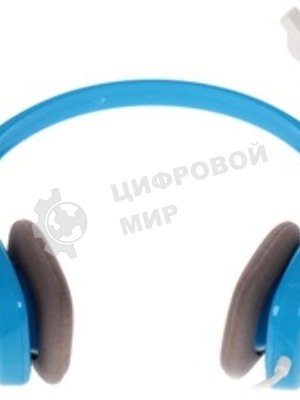 Гарнитура Logitech H150 голубой, проводная, 3.5 мм