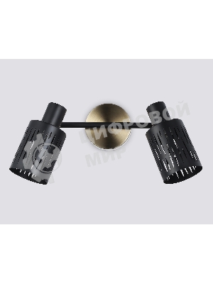Светильник Ambrella light TR8668/2 BK/SB чёрный/бронза E14/2 max 60W 360*100*190