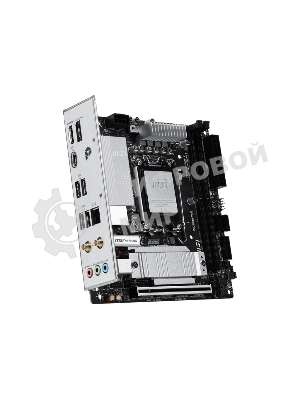 Материнская плата MSI PRO H810I WIFI, LGA1851, Intel H810, 2xDDR5, 2xSATA, 1xM.2, 1xPCIe 5.0 x16, DisplayPort, HDMI, 1x2.5Gb LAN, USB Type-C, 3x3.5 мм, 7.1, mini-ITX
