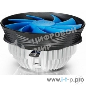 Кулер для процессора DEEPCOOL ARCHER BIGPRO серебристый/синий, 120 мм, алюминий/медь, 2000 об/мин, 29.7 дБ, 4 pin, 125 Вт, 70 мм