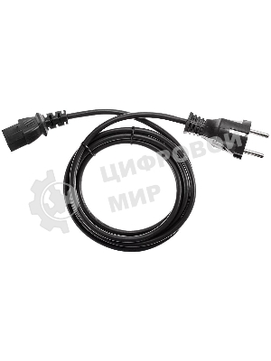 Кабель компьютер - розетка 3 м 220V (Европейский стандарт) VCOM/TELECOM