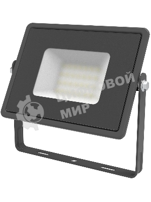 Прожектор светодиодный Gauss Qplus 30Вт 6500К 2550лм IP65 графит. сер. 1/10