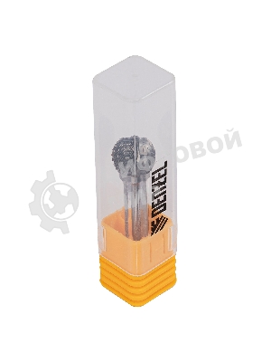 Борфреза по металлу Denzel твердосплавная, шарообразная, тип-D, 12 мм