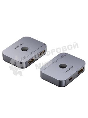 Переключатель - разветвитель Vention HDMI v2.1 двунаправленный 2x1/1x2