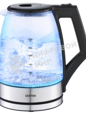 Чайник электрический Centek CT-0014 черный, 1.8л, 2200 Вт