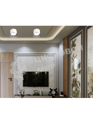 Светильник Ambrella light TN5303 WH/BK белый/черный GX53 max 15W D83*65