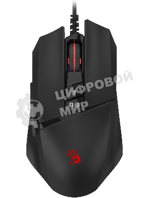 Мышь проводная A4Tech Bloody W65 Max Mini черный, 12000 dpi, USB, кнопки - 9