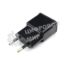Сетевое зарядное устройство Cablexpert MP3A-PC-12 100/220V - 5V USB 2 порта, 2.1A, черный
