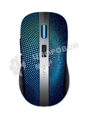 Мышь беспроводная Qumo Comfort M18 черный, 2400 dpi, радиоканал, USB, кнопки - 6