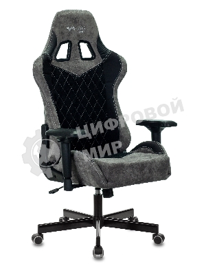 Кресло Бюрократ VIKING 7 KNIGHT B FABRIC черный, ткань, 120 кг, механизм качания