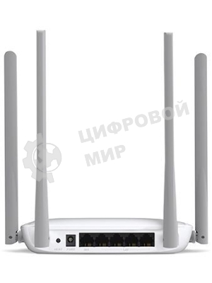 Беспроводный маршрутизатор Mercusys MW325R, 300 Мбит/с,4 порта 100 Мбит/с, 4 фиксированных антенны