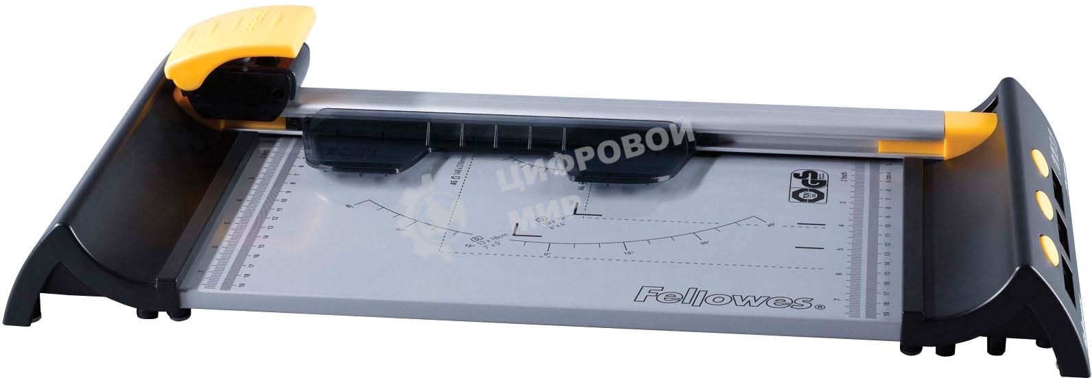 Резак дисковый Fellowes Electron A4 A4/10лист/320/ручн.прижим 54104