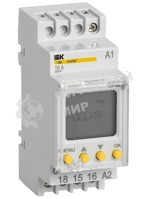 Таймер цифровой ТЭ80 16А 230В на DIN-рейку KARAT IEK MTA10-16-080