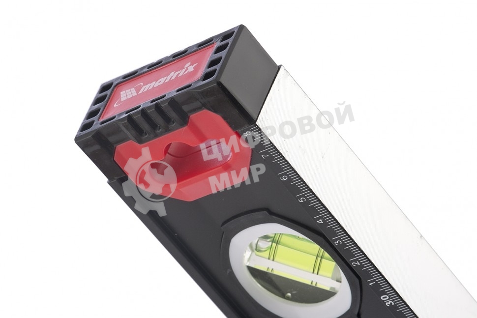 Уровень Matrix алюминиевый усиленный фрезерованный 3 глазка 2 компонентные рукоятки 1500мм