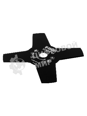 Диск для триммера Denzel 255 х 25,4, толщина 1,6 мм, 4 лезвия