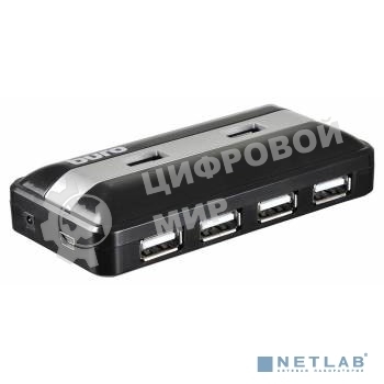 Разветвитель USB 2.0 Buro BU-HUB7-U2.0 7порт. черный