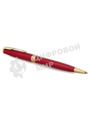 Ручка шариковая Parker Sonnet Core K539 (CW1931476) LaqRed GT M, черные чернила, подарочная коробка