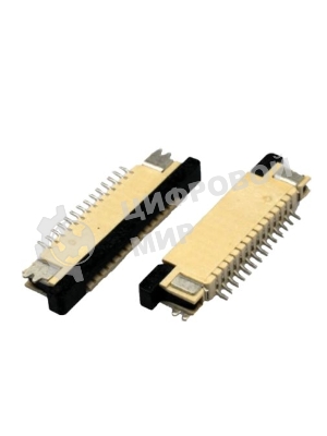 Разъем FPC Half Coverage Top Contact 0.8K-BS-6PWB 6 pin высота 2мм шаг 0,8мм