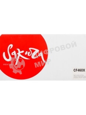 Картридж лазерный Sakura CF460X (HP 656X) для HP Color LaserJet Enterprise M652dn/M652n, M653dn/M653x, черный, 27 000к.