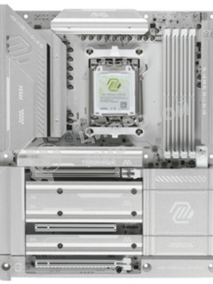 Материнская плата MSI MAG X870E TOMAHAWK MAX WIFI PZ, AM5, AMD X870E, 4xDDR5 (до 256 ГБ), 4xSATA, 4xM.2 (2xPCIe 5.0, 2xPCIe 4.0), 1xPCIe 5.0 x16, 1xPCIe 4.0 x16, 1xPCIe 3.0 x16, 1xHDMI, 1x5Gb LAN, Wi-Fi 7, Bluetooth 5.4, 2xUSB-C 40Gbps (USB4), 1xUSB-C 10Gbps, 2xUSB-A 10Gbps, 3xUSB-A 5Gbps, 4xUSB-A 2.0, 3x3.5 мм + S/PDIF оптический, 7.1, белый/серебристый, ATX