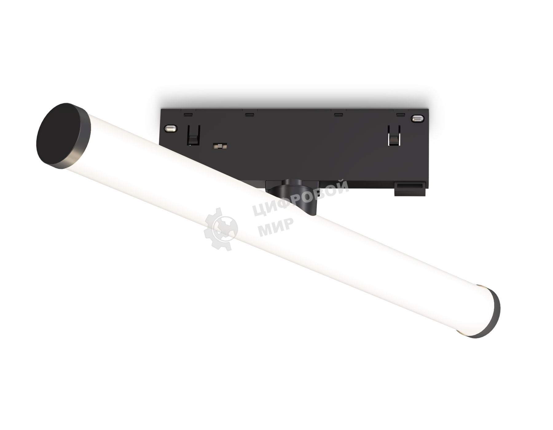 Трековый светильник GL2370 BK черный IP20 10W 3CCT 3000/4200/6400K 48V 300*25*73