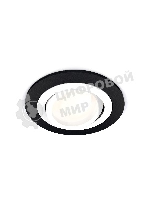 Комплект встраиваемого поворотного светильника Ambrella light XC7622080 SBK/SWH черный песок/белый песок MR16 GU5.3 (C7622, N7001)