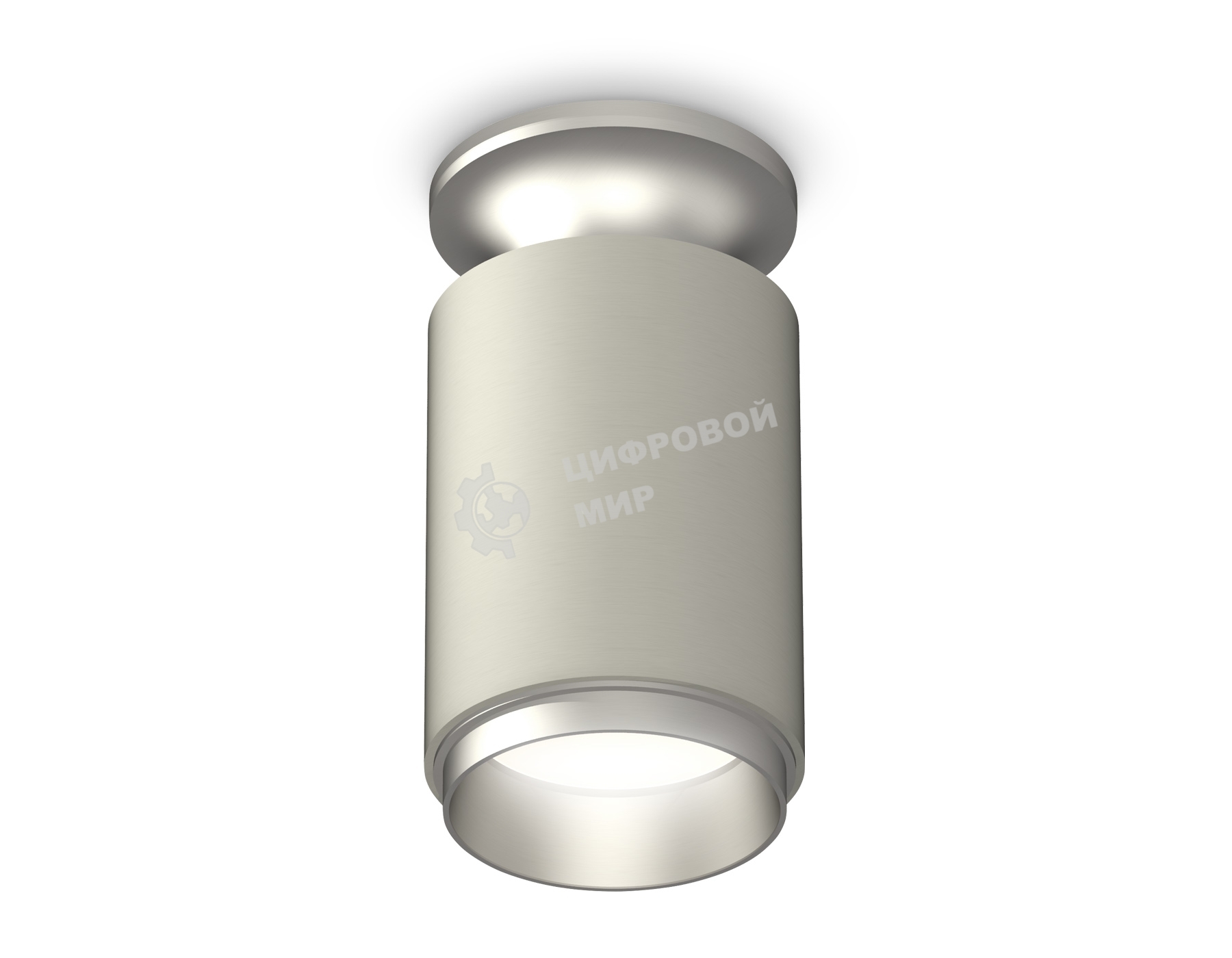 Светильник Ambrella Light XS6314120 SGR/MCH серый песок/серебро полированное MR16 GU5.3 (N6904, C6314, N6123)