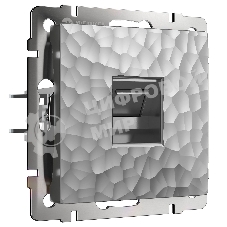 Розетка Ethernet RJ-45 (серебряный)