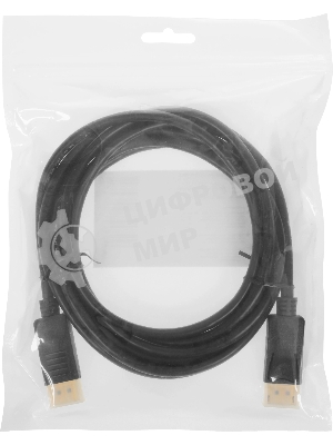 Кабель KingPrice KP-DP-v1.2-3m DisplayPort (m) DisplayPort (m) 3м черный