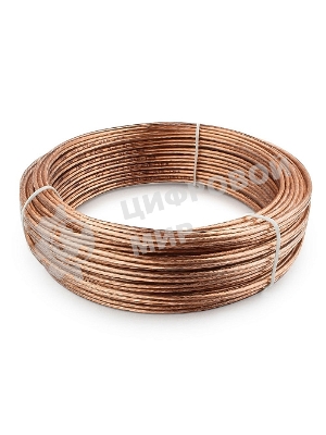 Акустический кабель Cablexpert CC-TC2x1,0-20M, прозрачный, 20 м, бухта