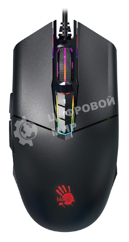 Мышь проводная A4Tech Bloody P91 Pro черный, 16000 dpi, USB, кнопки - 8