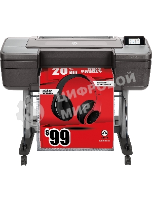 Плоттер струйный HP DesignJet Z6 Postscript (T8W15A), A1, цветной, 24