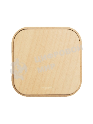 Выключатель 10A 1-клав., дерево Quteo