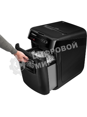 Шредер Fellowes AutoMax 130C (секр.P-3)/фрагменты/130лист./32лтр./пл.карты