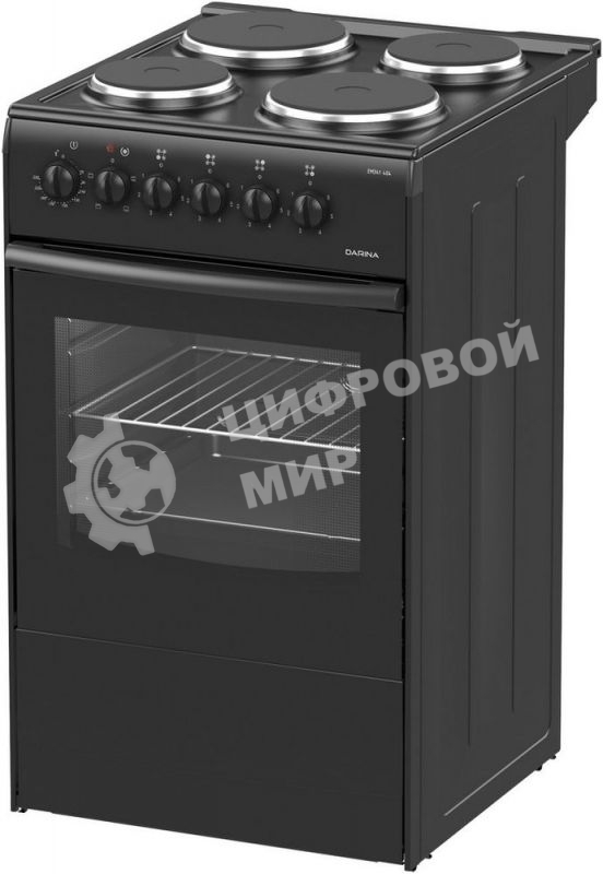 Плита электрическая Darina S EM 341 404 At антрацит/черный, конфорок 4 шт, духовка 50 л, 50 см x 85 см x 56 см