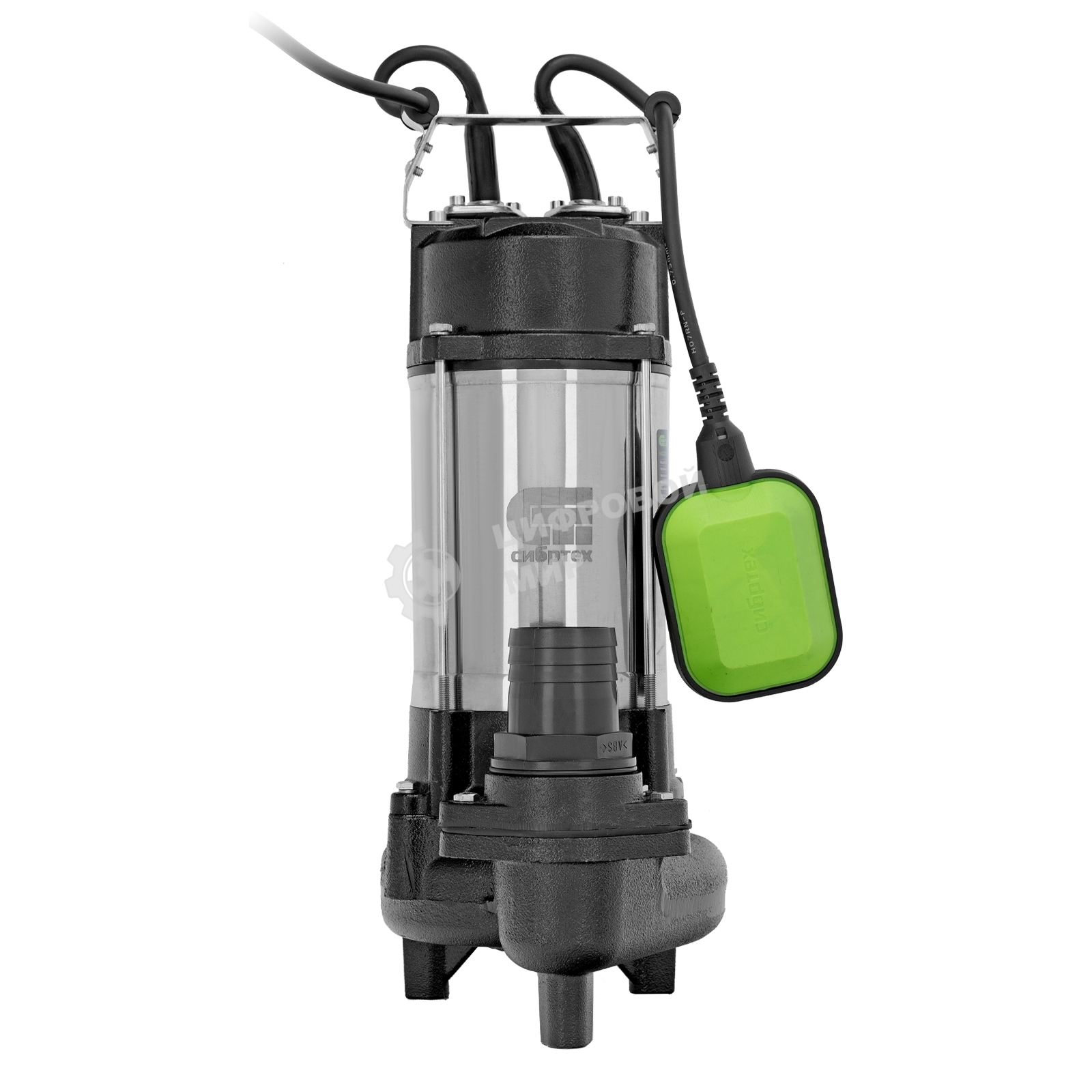 Фекальный насос Сибртех СФН750, 750 Вт, напор 16 м, 22000 л/ч