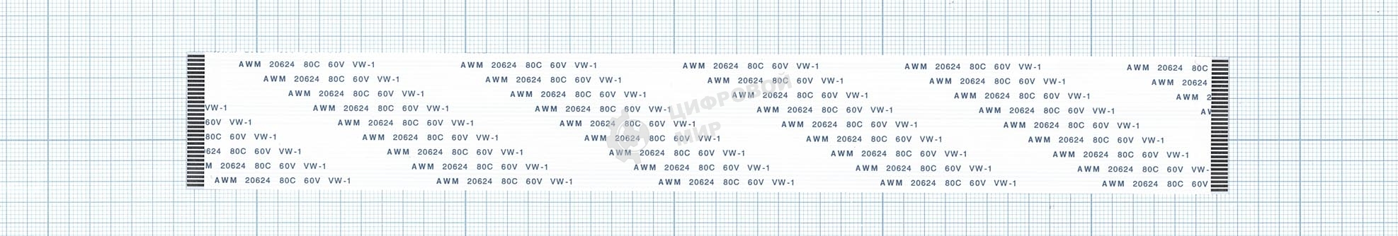 Шлейф универсальный 32pin, шаг 1 мм, длина 25 см