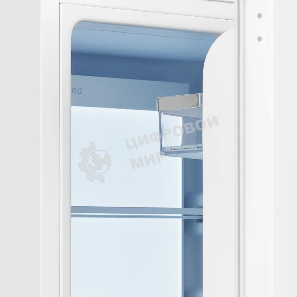 Встраиваемый холодильник Kuppersberg RBN 1760, High-Tech, объем 237 л, скользящий фасад, электронное управление, No Frost, антибактериальный пластик, звуковой сигнал при открытой дверце, перенавешиваемые двери, LED освещение, уровень шума 41 дБ, энергоэфф