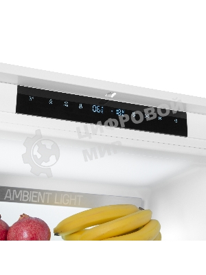 Встраиваемый холодильник Maunfeld MBF19369NFWGR LUX Inverter белый двухкамерный 257/84л морозилка снизу