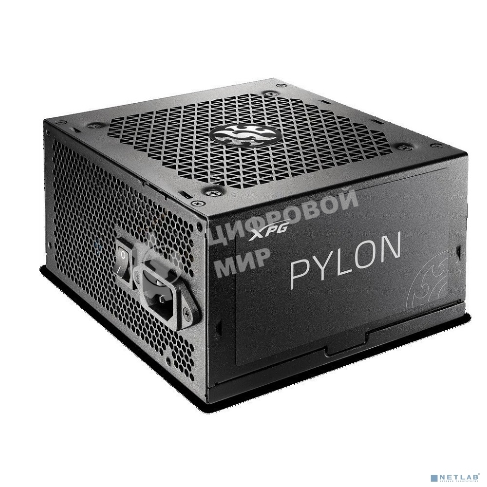 Блок питания ADATA XPG PYLON 750 (PYLON750B-BKCEU), 750 Вт, 120мм, 80 PLUS Bronze, 120мм, черный