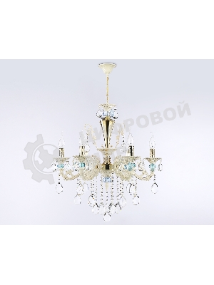 Светильник Ambrella light TR4923/6 GD/WH/BL золото/белый/голубой E14*6 max 40W D600*620