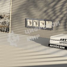 Розетка с заземлением, шторками и USBх2 (айвори матовый)