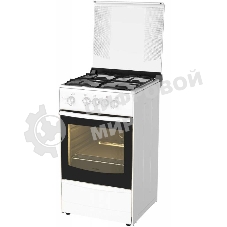 Плита газовая Darina 1B GM 441 105 W белый, конфорок 4 шт, духовка 50 л, 50 см x 85 см x 51 см